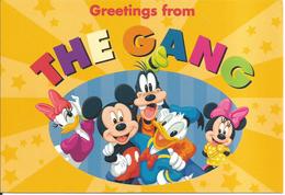 DISNEY - Mickey, Donald, Dingo, Minnie, Daisy, Goofy - 'Greetings From The Gang' (Disneyworld) - Disneyworld