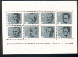 Bund Block 03 Widerstandskämpfer 3 Blocks / Items  Postfrisch MNH ** - 1959-1980