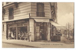 PARIS XVIII (seine) Café Tabac F. PARBELLE - Angle Boulevard Ney Et Rue Jean Dellfus - Années 30 - Animé - Arrondissement: 18