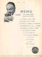 010021 "MENU SCRITTO - BOURGOGNE - ANTONIN RODET - MAITRE DE CHAIS A MERCUREY - 1935"   ANIMATO. ORIG - Menus