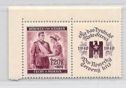 MiNr.54 ER WZd 5 Xx Deutschland Böhmen & Mähren - Unused Stamps