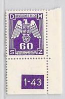 MiNr.16 ER Pl. 1-43 Xx Deutschland Böhmen & Mähren Dienstmarken - Unused Stamps