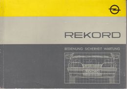 (AD379) Original Anleitung OPEL Rekord, Auflage November 1985, Deutsch - Shop-Manuals