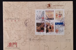 MAC1307-Macau FDCB With Block Of 6 Stamps - The Portuguese Presence In The Far-East - Macau - 1989 - FDC