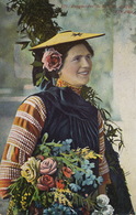 Belle Femme Nice Marchande De Fleurs Fleuriste Bouquetière - Händler