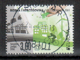 Bosnien-Herzegowina (kroatische Republik) / Bosnia-Herzegowina (croatian Post) Mostar 2016 EUROPA Gestempelt/used - 2016