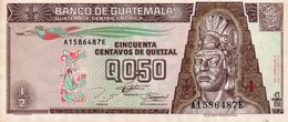 GUATEMALA 1/2 QUETZAL 1994 P-86b UNC - Guatemala