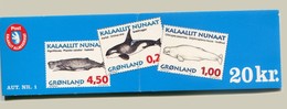 Grönland Mi# Automaten-MH 1 Gestempelt - Fauna Whales - Booklets