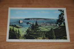 3317-         CANADA, QUEBEC, PERCÉ, VUE DE LA COLLINE - Percé