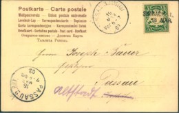 1903, "SIMBACH Auf Postkarte Nach Passau - Brieven En Documenten