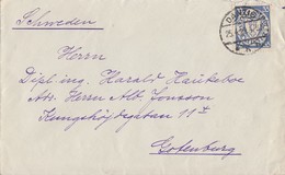 Danzig Brief EF Minr.215 Danzig 25.4.29 Gel. Nach Schweden - Lettres & Documents