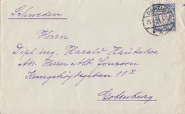 Danzig Brief EF Minr.215 Danzig 25.4.29 Gel. Nach Schweden - Brieven En Documenten