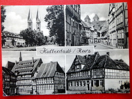 Halberstadt - Domplatz Taubenstraße Kulk - Harz - DDR 1972 - Sachsen-Anhalt - Ilsenburg