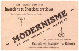 LES TOUTES DERNIERES INVENTIONS ET CREATIONS PRATIQUES "MODERNISME" ALGER -FOURNITURES CLASSIQUES ET BUREAUX - Papeterie