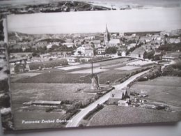 Nederland Holland Pays Bas Domburg Zeebad Panorama Met Kerk En Molen - Domburg