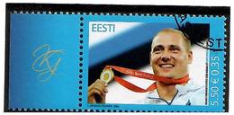 Estonia 2008 .Olympic Winner Gerd Kanter. 1v: 5.50.   Michel # 623 (oo) - Estonia