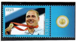 Estonia 2008 .Olympic Winner Gerd Kanter. 1v: 5.50.   Michel # 623 - Estland