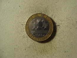 MONNAIE FRANCE 10 FRANCS 1989 GENIE - 10 Francs