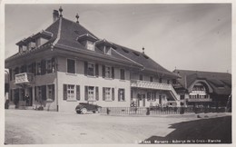 Marsens, Hôtel De La Croix Blanche, Laiterie-fromagerie, Voiture. Carte-photo - Marsens