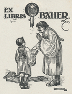 Ex Libris Bauer - Jenő Haranghy (1894-1951) - Ex Libris