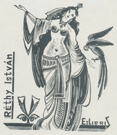 Ex Libris Réthy István - K.S. Koslowsky  Константи́н Степа́нович Козло́вский (1905-1975) - Bookplates