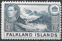 Falkland Islands 1942 MiNr. 88a Falklandinseln Geography Sugar Peak South Georgia George VI 1v MLH* 13.00 € - Islas Malvinas