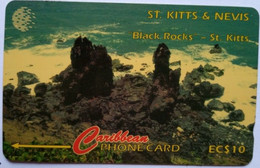 St. Kitts And Nevis Cable And Wireless 15CSKB  EC$ 60 " Black Rocks " - Saint Kitts & Nevis