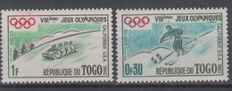 TOGO 1960 WINTER OLYMPIC GAMES ALPINE SKIING BOBSLEIGH - Winter 1960: Squaw Valley