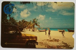 Anguilla 1CAGB EC$10 Beach Deep Notch - Anguilla