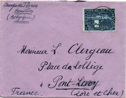 Bouillon 1928 - Cachet à Points - Lettre - Matasellado Con Puntos