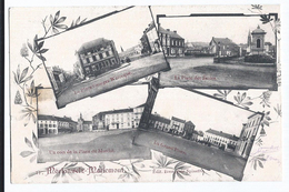 Morlanwelz  Les 4 Places De Morlanwelz  Ed Bourgeaois Spinette  Oblitérée Morlanwelz En 1905 - Morlanwelz