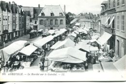 N°6014 T -cpa Abbeville -le Marché Sur Le Guindal- - Marchés