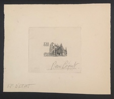 Epreuve Artiste D Etat / Atelier / Die Proof / Artist Proof Notre Dame De Louviers  Yvert 2161 Annee  1981 Rare - Artist Proofs