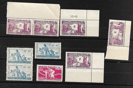 Colonies Générales Petit Lot N° 64 X 5  Et 66 X  3 Neufs * * TB = MNH VF  . - Andere & Zonder Classificatie