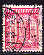 Deutsches Reich German Empire Empire Allemand - Dienstmarke/Service (Mi.Nr. 24) 1920 - Gest. Used Obl. - GEPRÜFT - Service