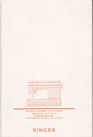 (AD383) Original Anleitung SINGER Nähmaschinen, 3-sprachig, Teil Nr. 137199-006 (R:02) - Manuels De Réparation