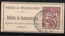 France   Téléphone Et Télégraphes  N° 26  Oblitéré Alger    B/TB      - Telegramas Y Teléfonos