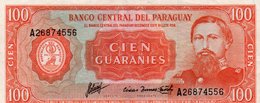 PARAGUAY 100 GUARANIES 1963 P-199a.2  XF - Paraguay