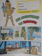 Ancien Protège Cahier MARGARINE ASTRA AVENTURES DE ZIZOUM - Alimentare