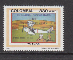 1995 Colombia SCADTA Stamps On Stamps Aviation   Complete Set Of 1  MNH - Colombie