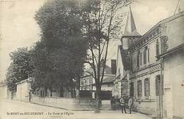 - Marne -ref-A993- Saint Rémy En Bouzemont - St Rémy En Bouzemont - La Poste Et L Eglise - Postes - P.t.t - - Saint Remy En Bouzemont