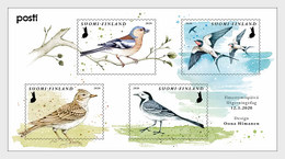 Finland - Postfris / MNH - Sheet Vogels 2020 - Ungebraucht