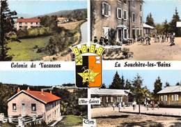 43-LA-SOUCHERE-LES-BAINS- COLONIE DE VACANCES - MULTIVUES - Other & Unclassified