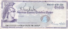 United States Of America -U.S.TRAVELERS CHEQUE-50 DOLLARS - Sonstige & Ohne Zuordnung