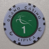 TOKEN SLOVENIA CASINO LIPICA 1 EUR - Casino