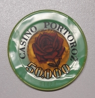 TOKEN SLOVENIA CASINO PORTOROZ  50000 - Casino