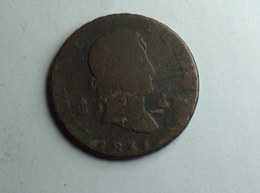 Espagne 4 Maravedis 1831 - Münzen Der Provinzen