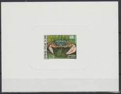 Bénin 1987 Mi. 496 Epreuve De Luxe Proof Krabbe Crab Crabe Marine Fauna Faune - Crustacés