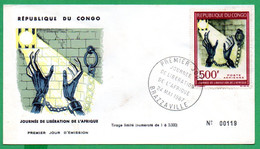 CONGO Brazzaville - Journée De Libération De L'Afrique 1967 - FDC