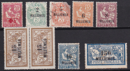 Port Said Egypte Bureau Français N°35-49A-51-52-55-56-60 Neuf* Charnière - Unused Stamps